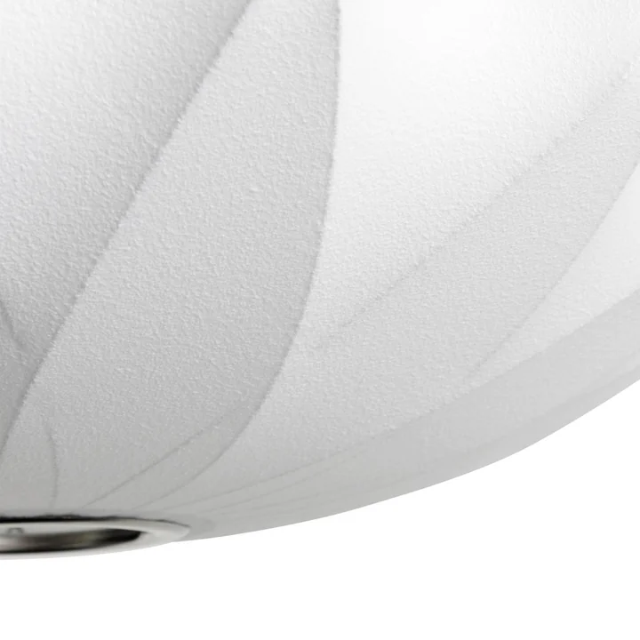 HAY - Nelson Saucer Crisscross Bubble Pendelleuchte M, Ø 63.5 x H 24 cm, off white