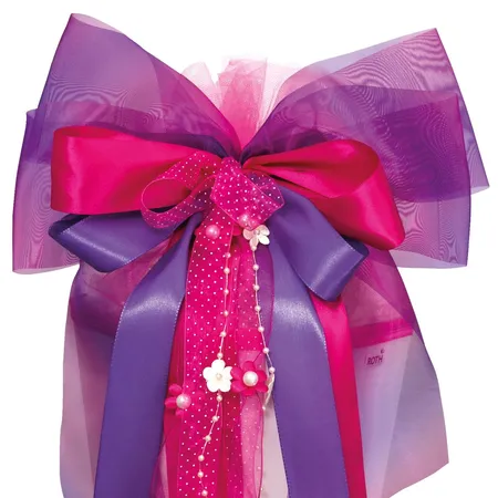 Roth XXL Schultütenschleife Purple Blooming
