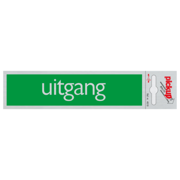 Pickup route uitgang 165x44 mm