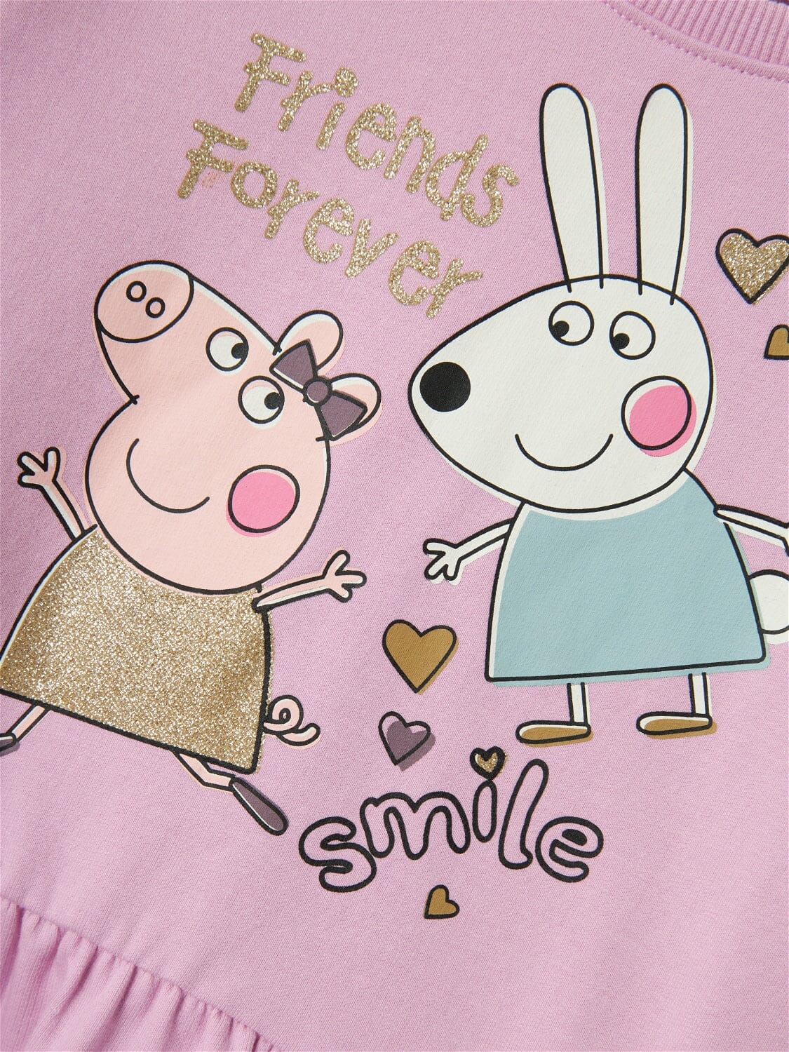 Name It Nmfamira Peppapig Ls Swe Dress 4567675 pastel lavender