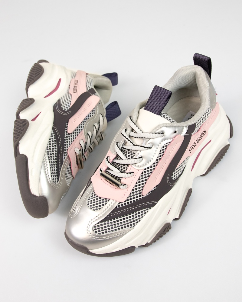 Steve Madden Possession-E Dad Sneakers  - zilver
