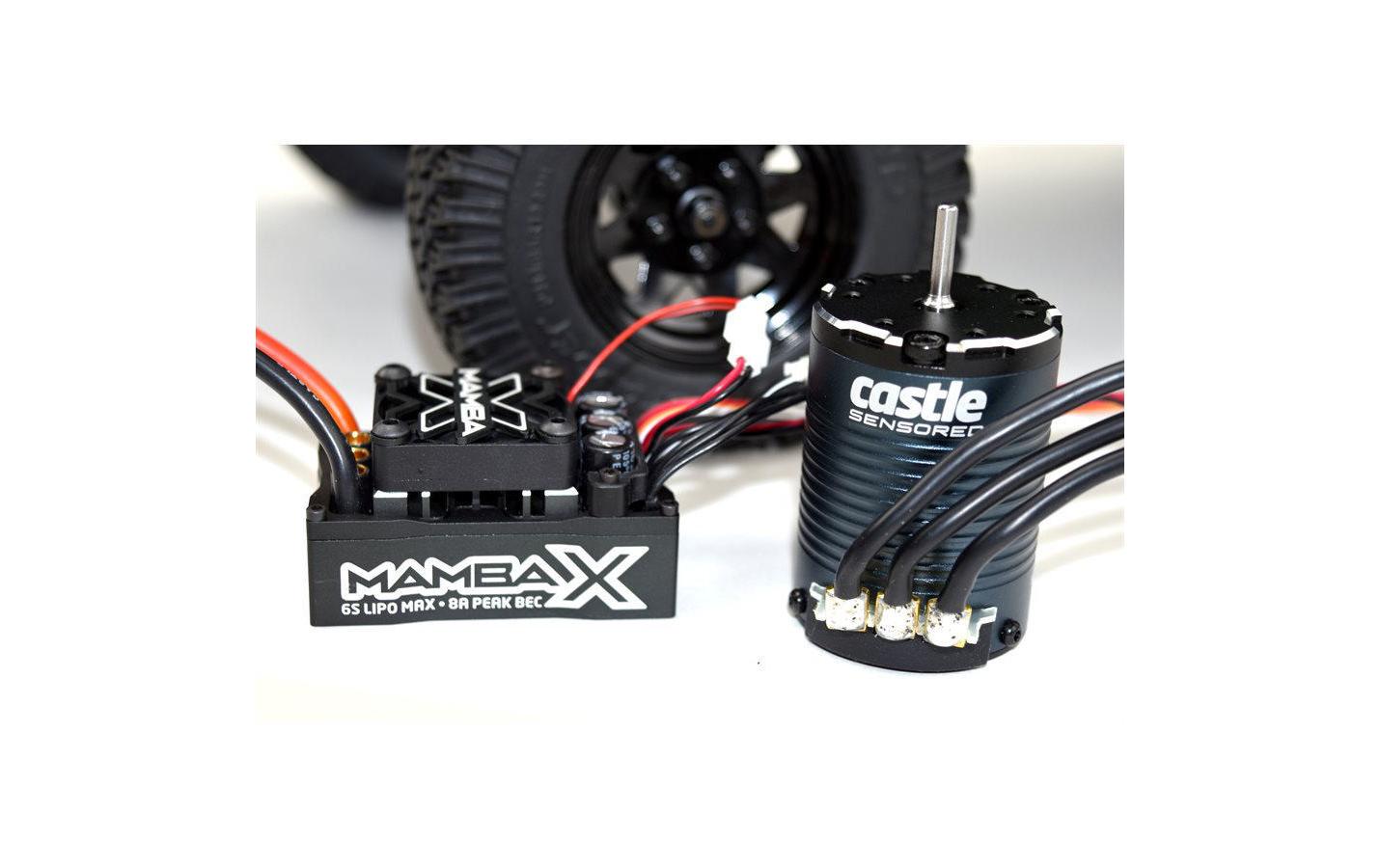 Brushless-Antriebsset Mamba X Combo 1406-1900kV 1:10 Crawler<br>Motor und Regler für 1:10 Modelle