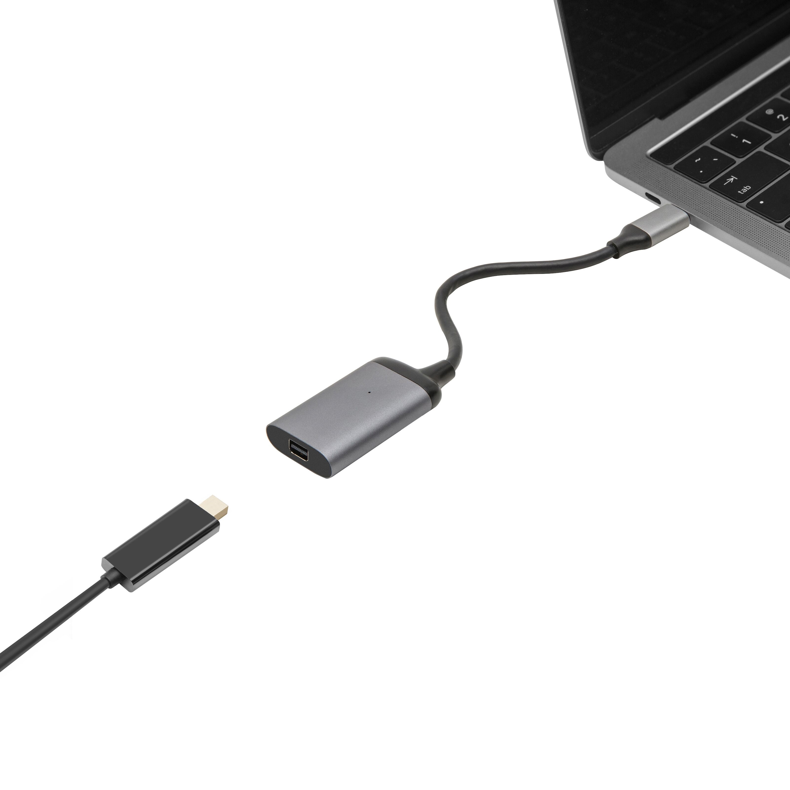 Luxorparts Adapter USB-C til Mini-displayport