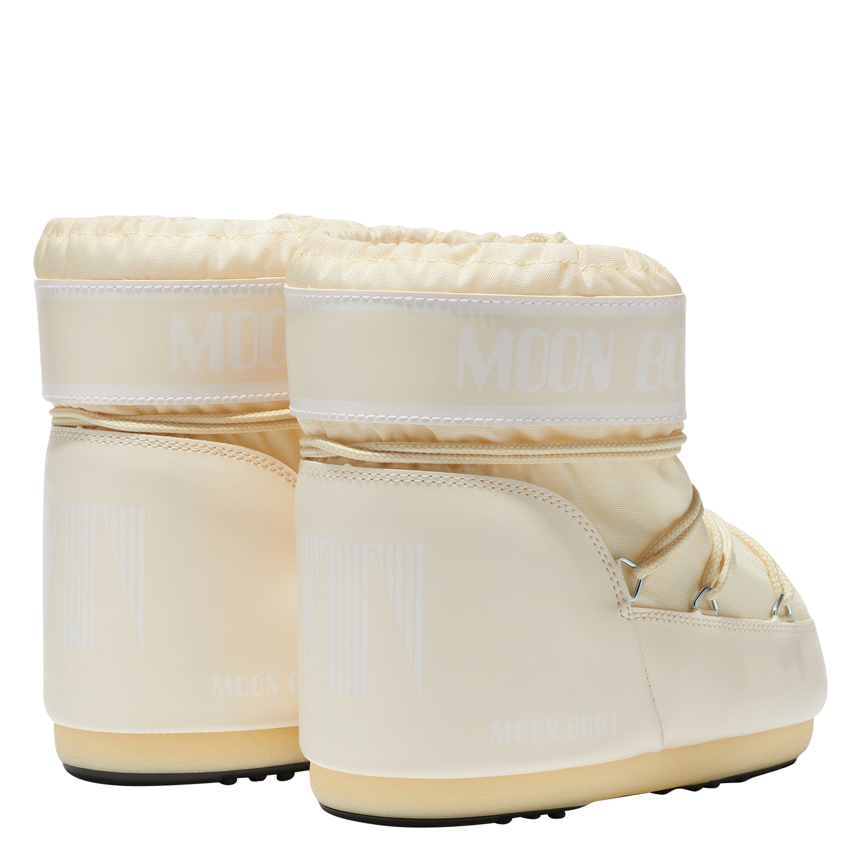 MB ICON LOW NYLON - Bottines à lacets | Beige