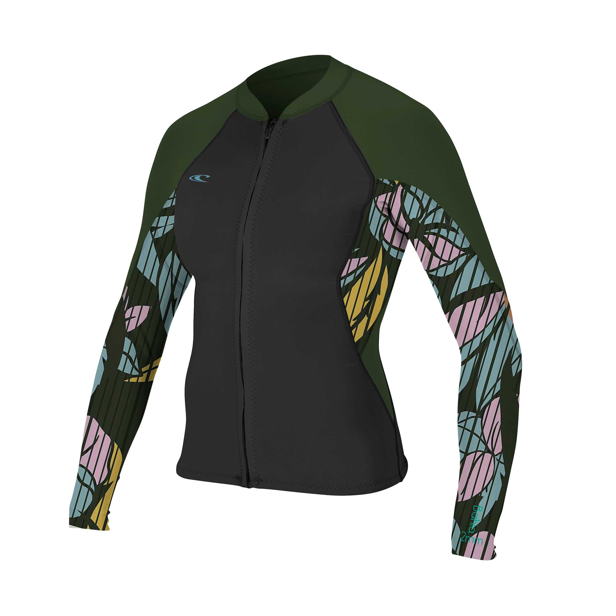O'Neill Wms Bahia 1/0.5mm Full Zip Jacket - Black / Baylen
