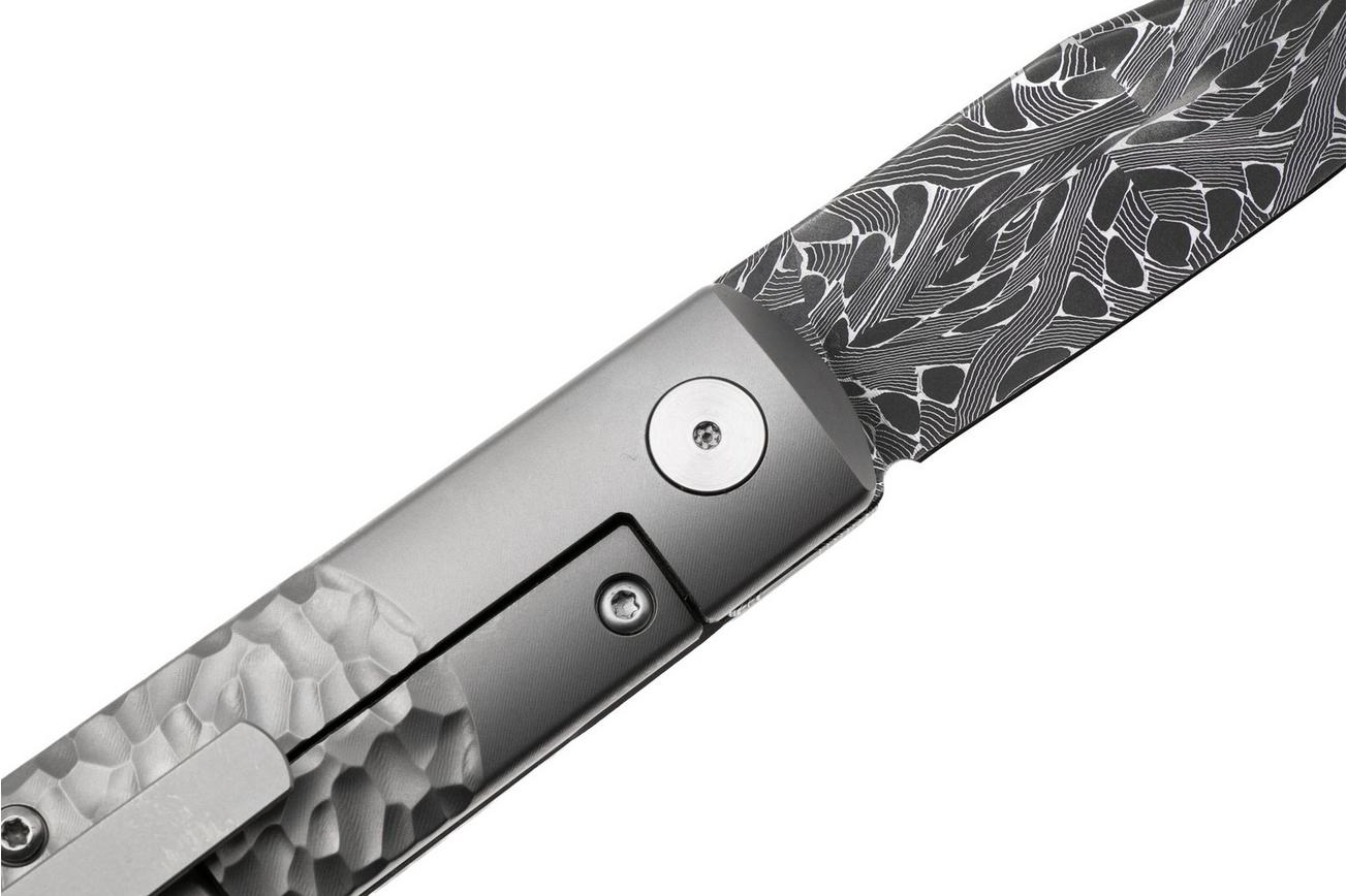 Böker BRLW 110673DAM, Meteorite Damast, Silver Titanium zakmes