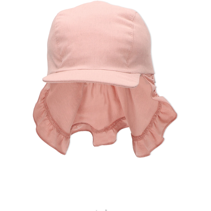 Sterntaler Schirmmütze mit Nackenschutz rosa