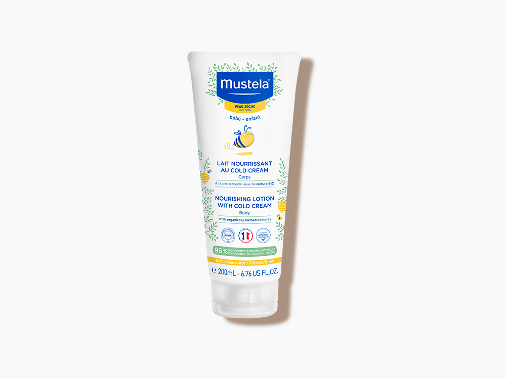 Mustela nährende Körpermilch mit Cold Cream Milch trockene Haut Tb 200 ml