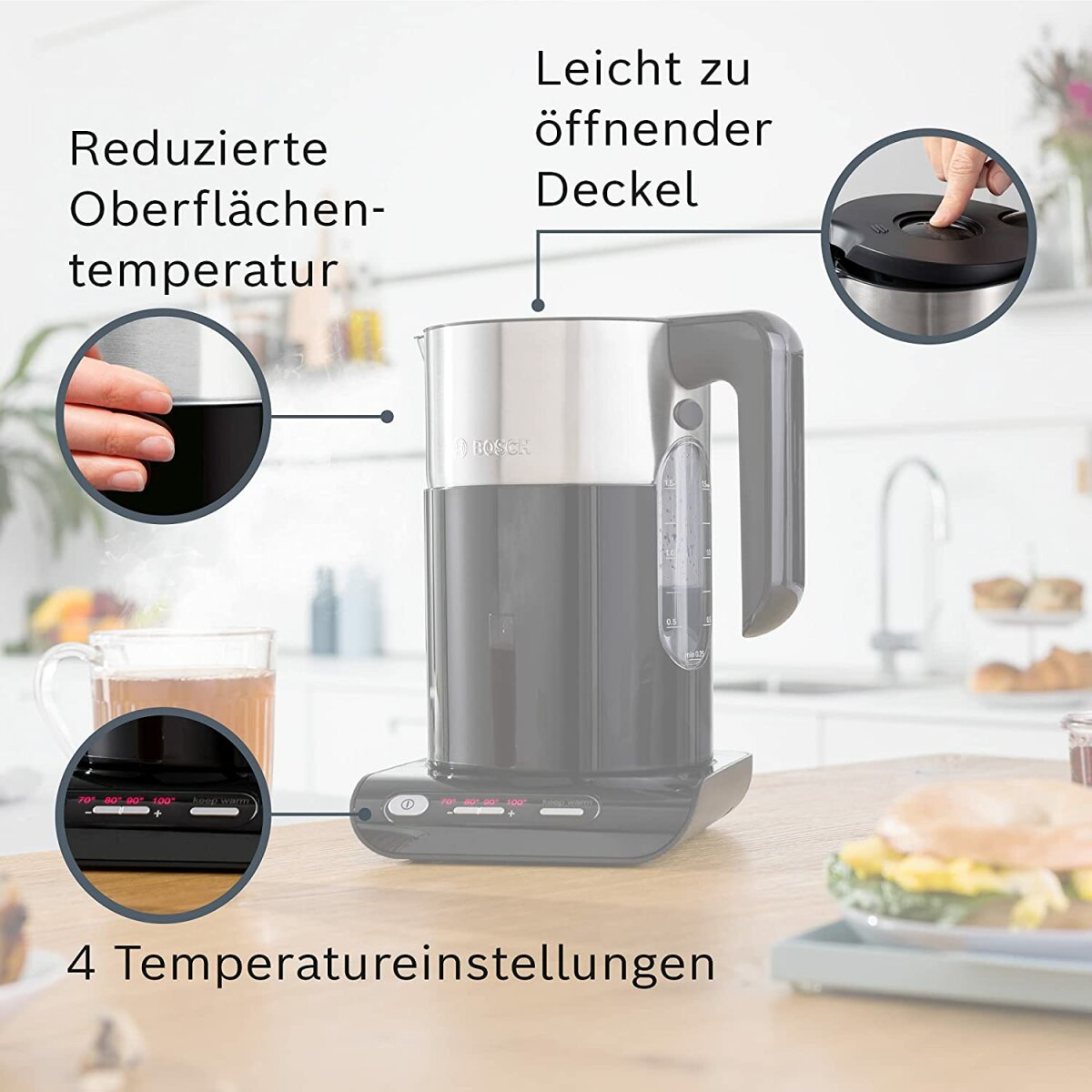 Wasserkocher 1,5L 2400W