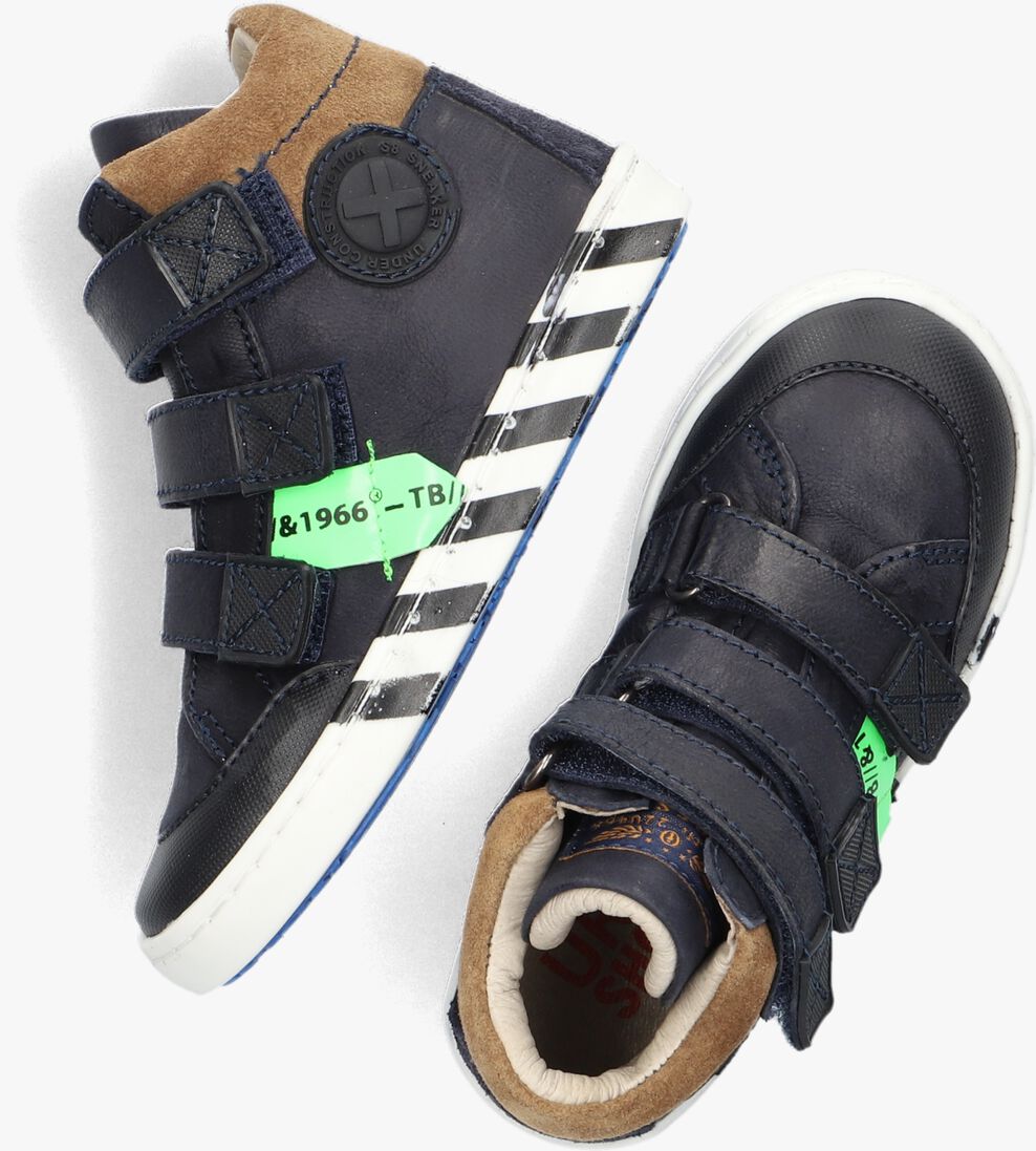 SHOESME blauwe shoesme hoge sneaker ur21w043