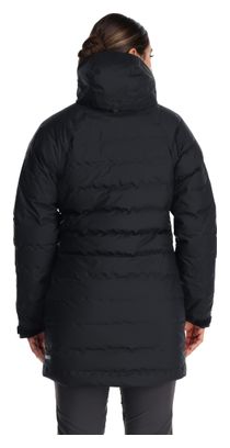 Parka en duvet imperméable Rab Valiance Noir Femme