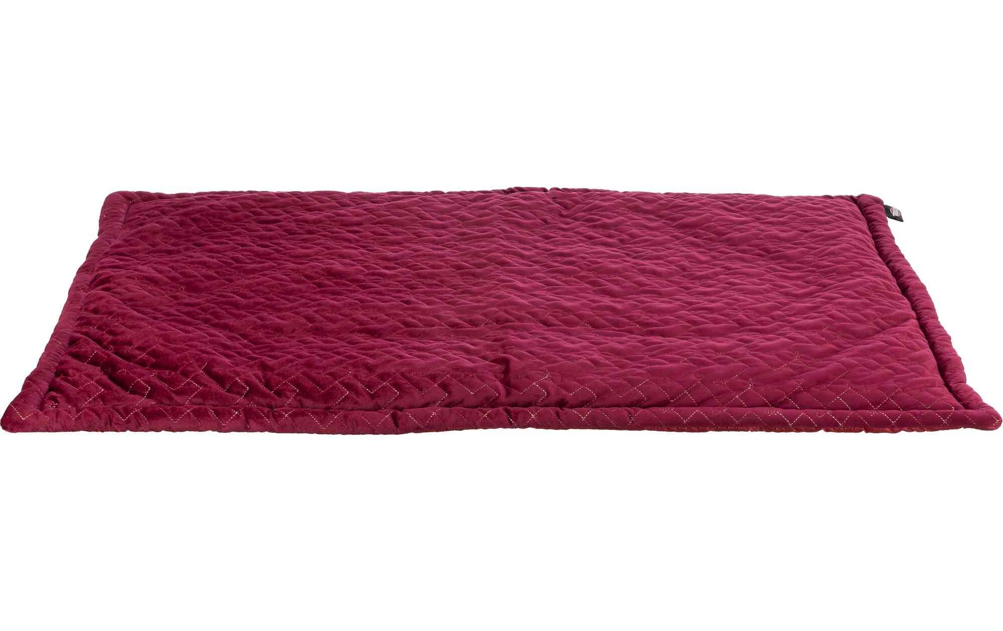 Hunde-Liegematte Natalya, 90 × 60 cm, bordeauxHundebett