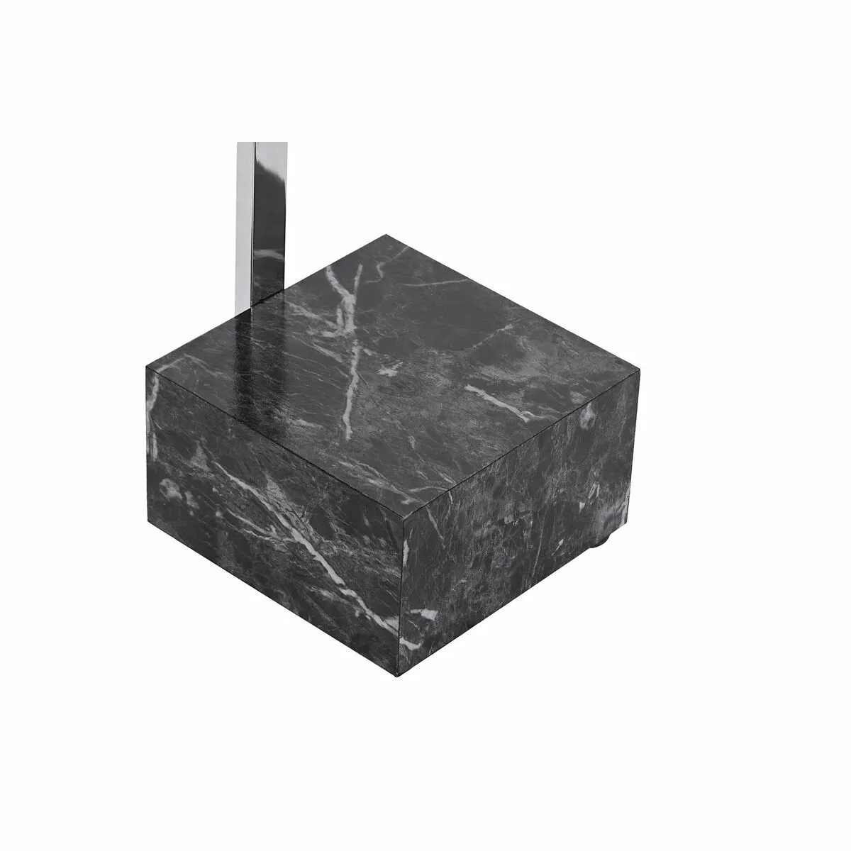 DKD Home Decor Porte Serviettes Pied - Argenté