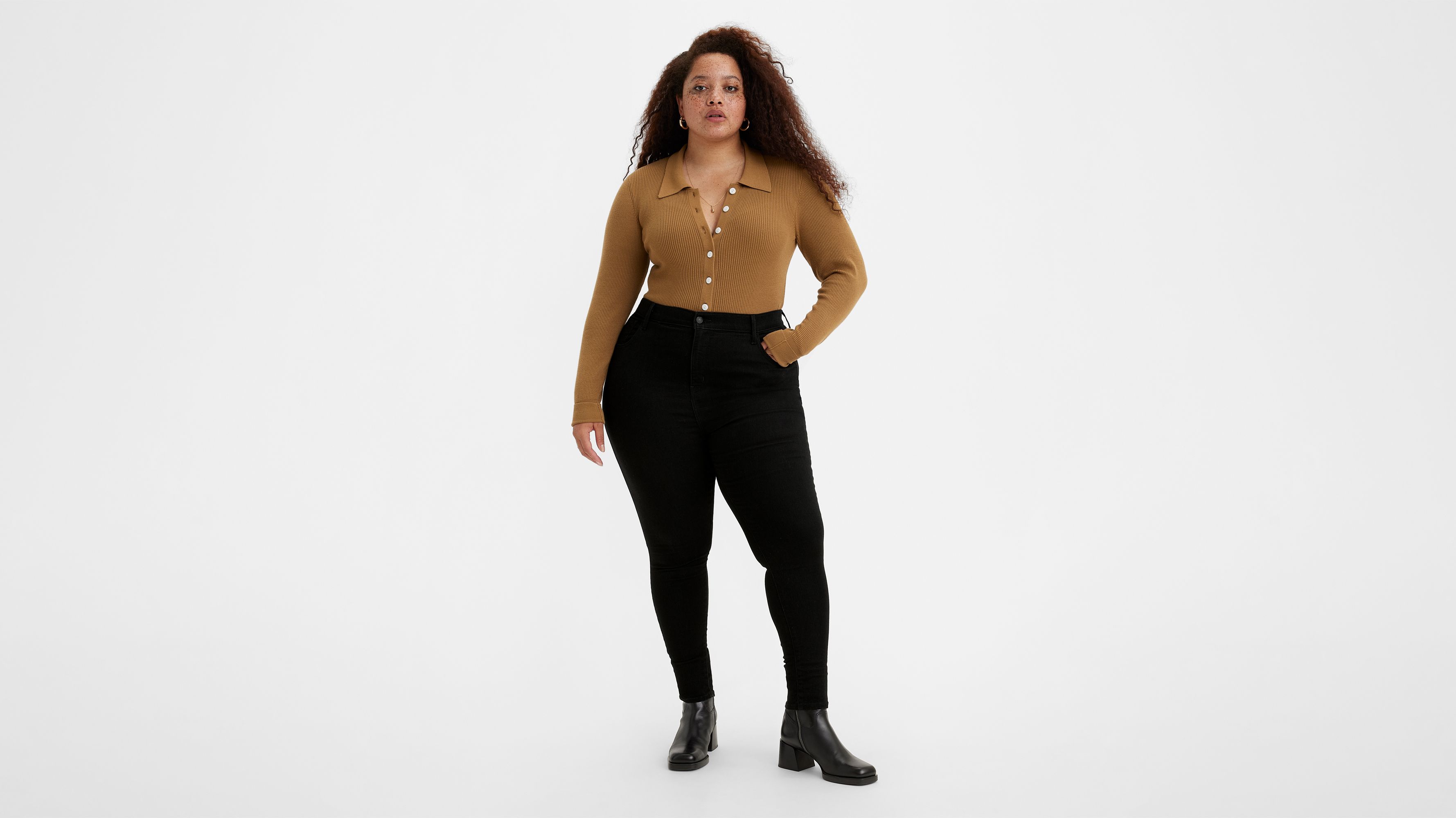 Jean Super Skinny taille haute 720™ (Plus) - Black Celestial - Noir