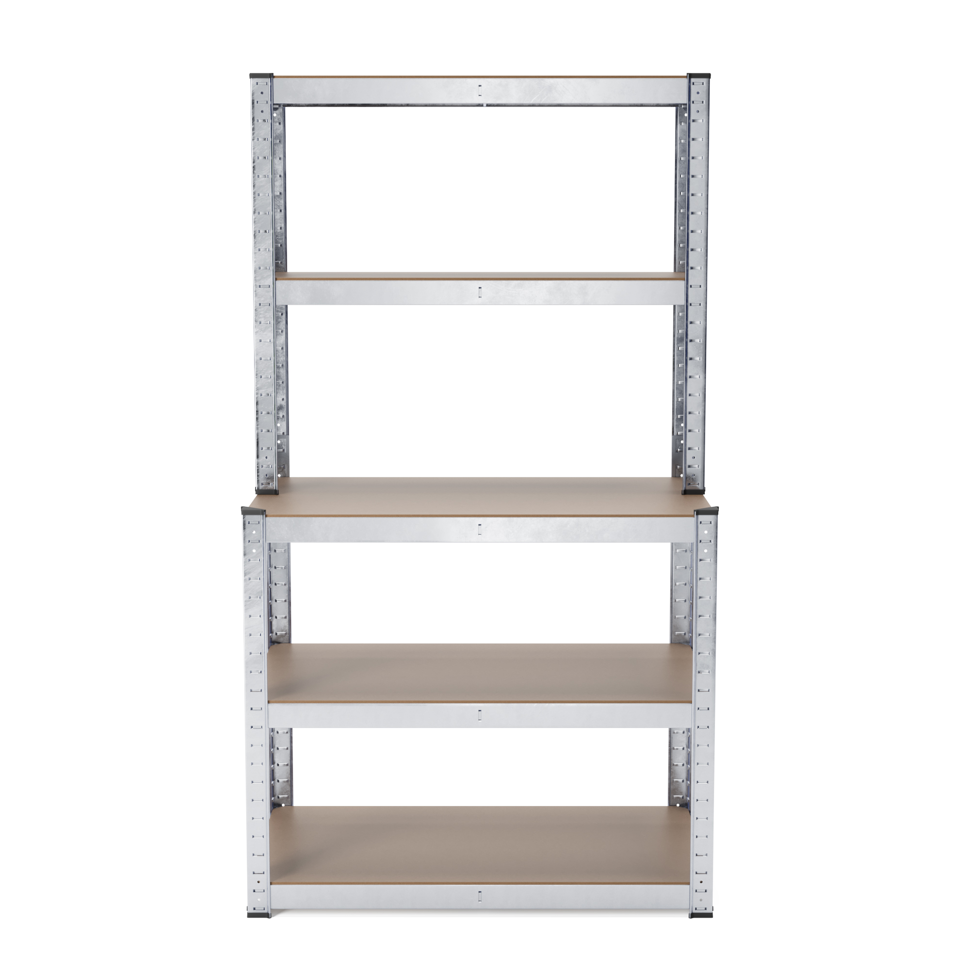 Steckregal mit Werkbank 100 x 60 x 180 cm
