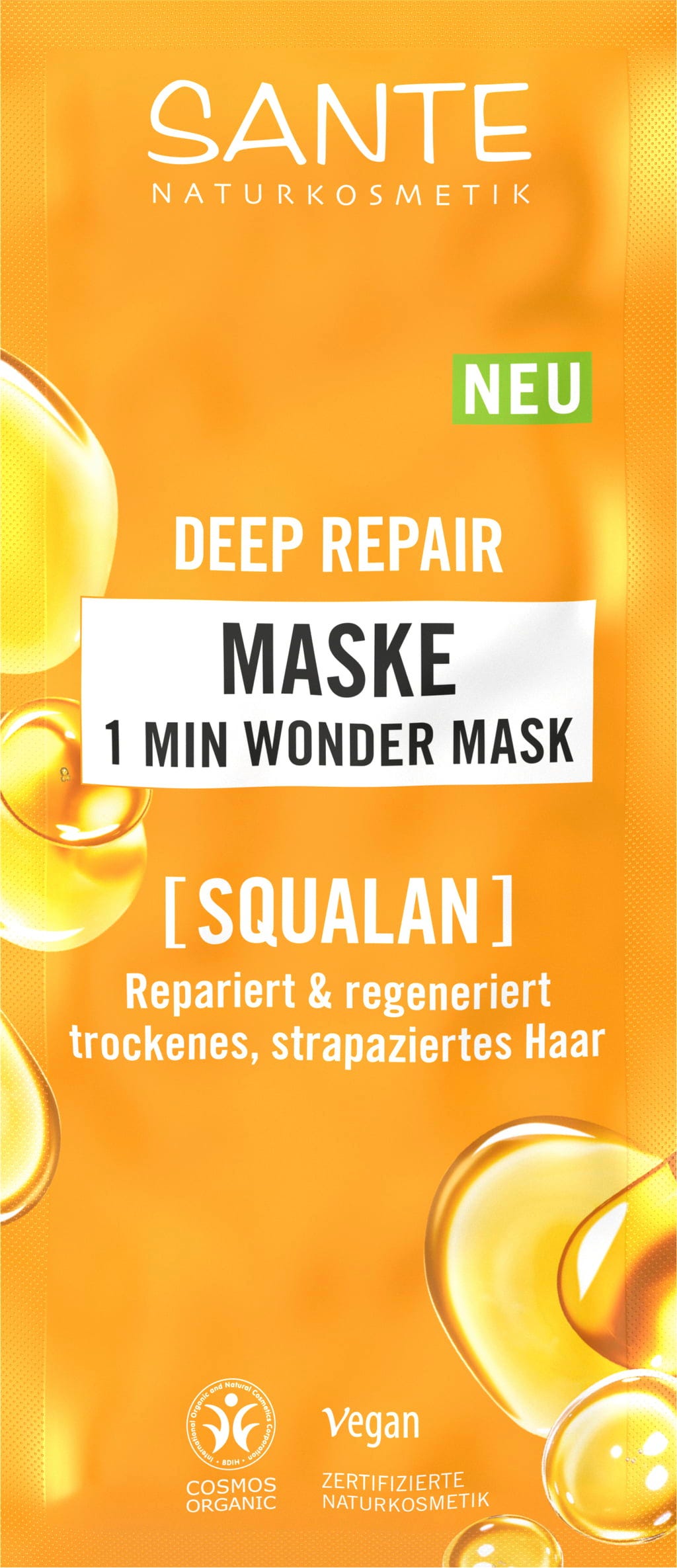 Santé naturally.  Deep Repair 1 Min Wonder Mask, 20 g