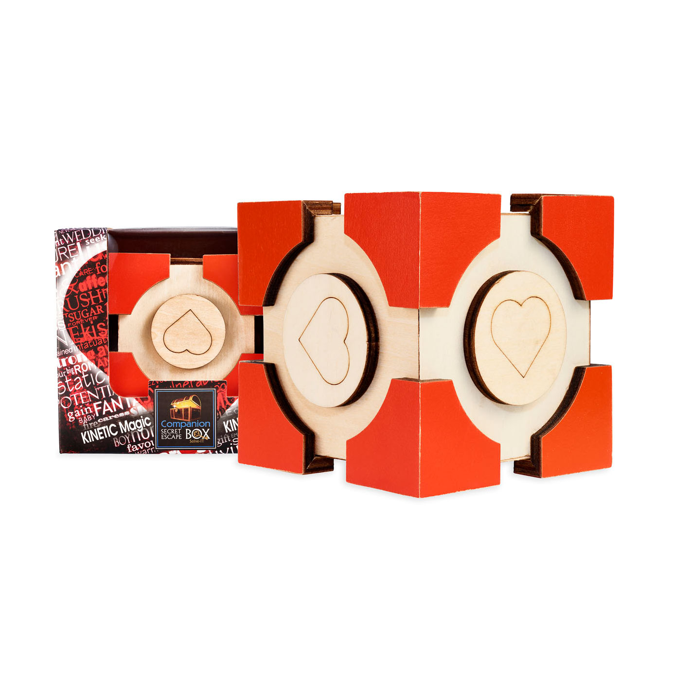 Breinpuzzel Houten Escape Box - Companion ***