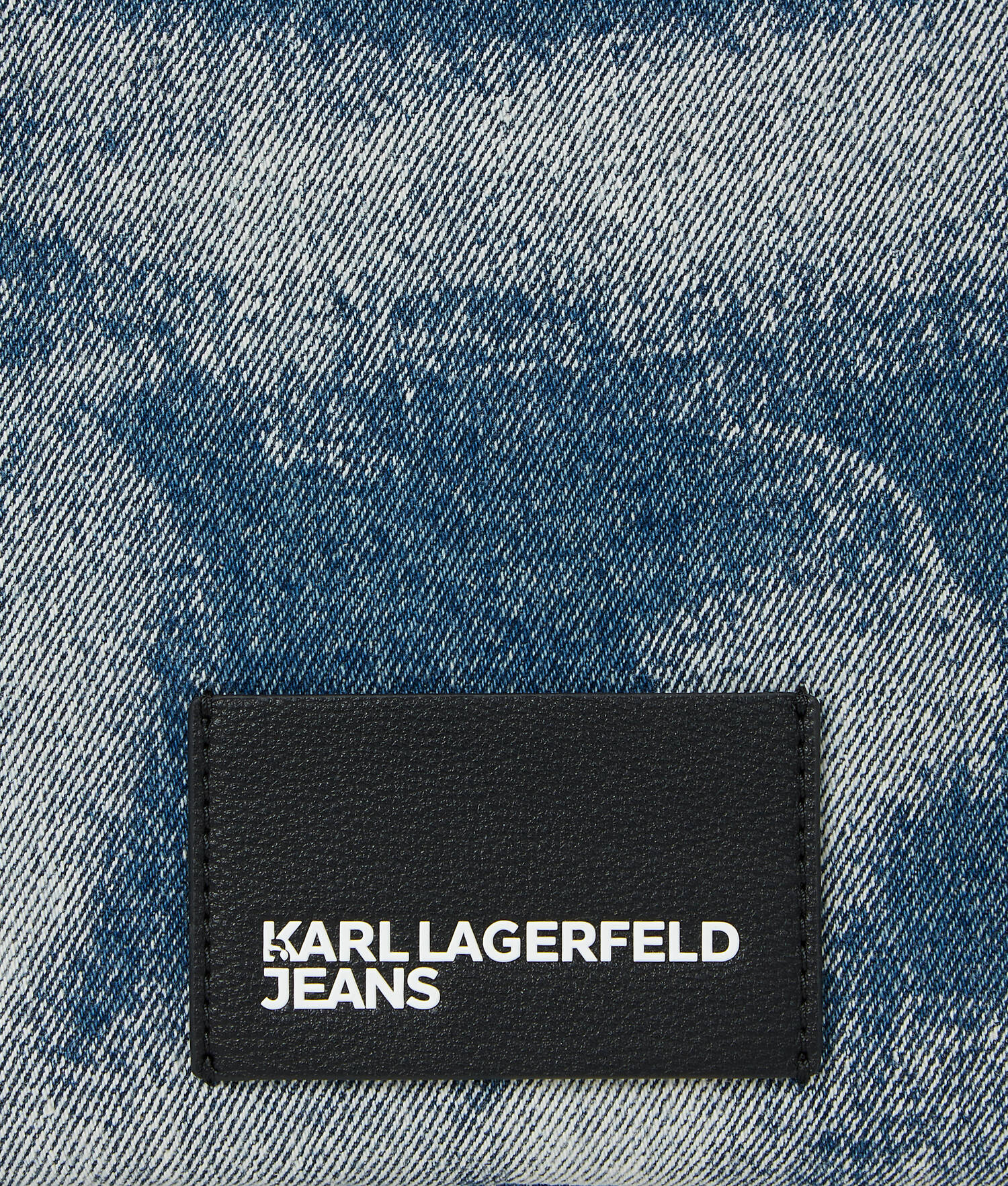SAC BESACE EN DENIM DÉLAVÉ - Denim blanchi