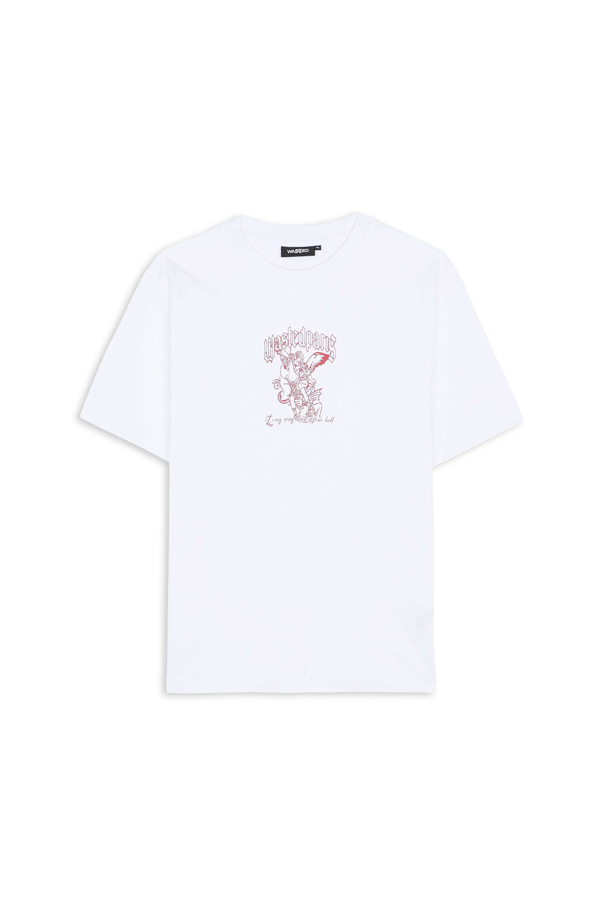 WASTED T-shirt FROM HELL Blanc