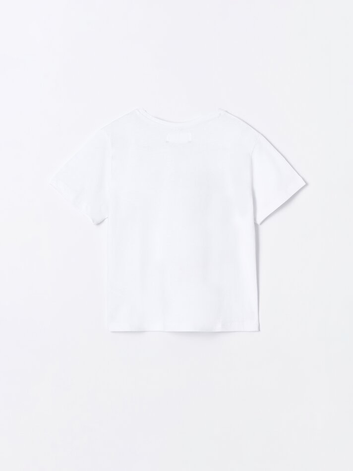 Pacote com 2 camisetas estampadas - Vermelhas