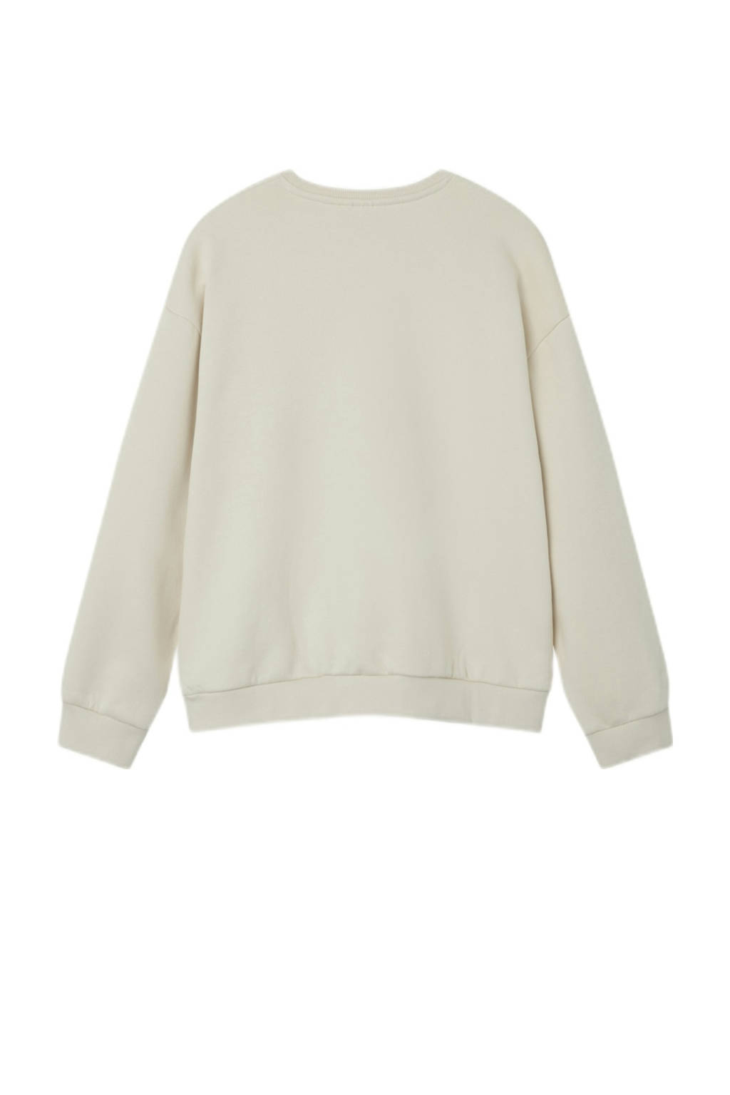 NAME IT sweater NKFORIANA met tekst ecru