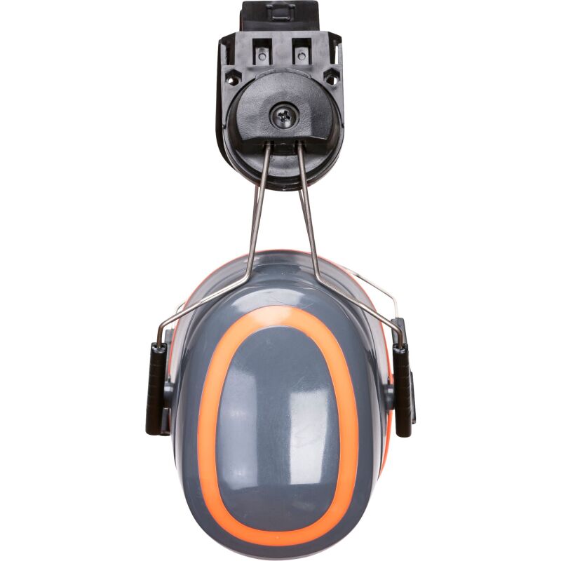 Portwest PW62 Coquilles anti-bruit HV Extreme monté sur casque Gris/Orange