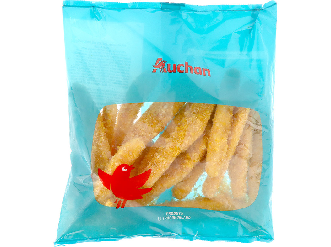 TIRAS CROCANTES DE FRANGO AUCHAN PANADAS 500G