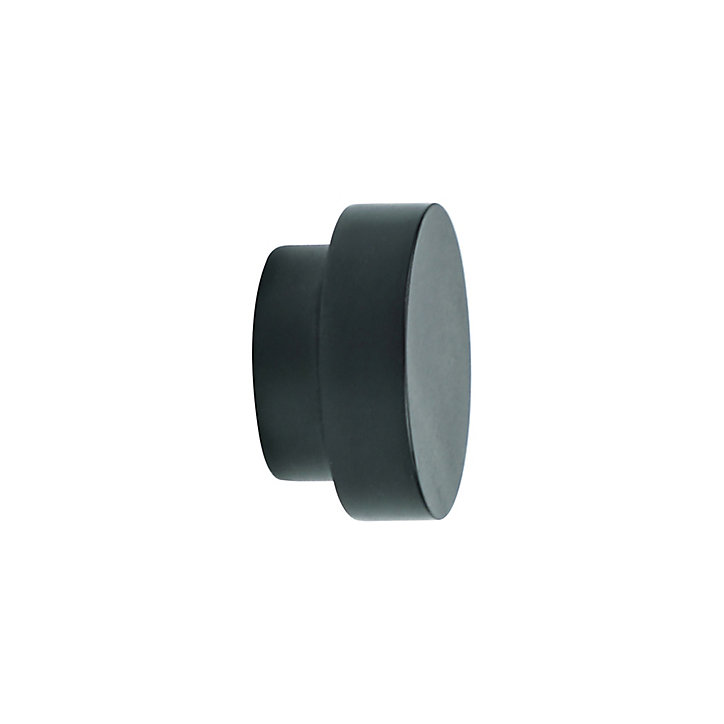 Embout bouchon pour barre à rideau GoodHome 19 mm Araxos noir