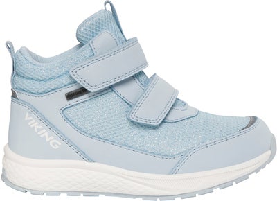 Viking Bouncy Glitter Mid 2V GTX Sneakers, Light Blue