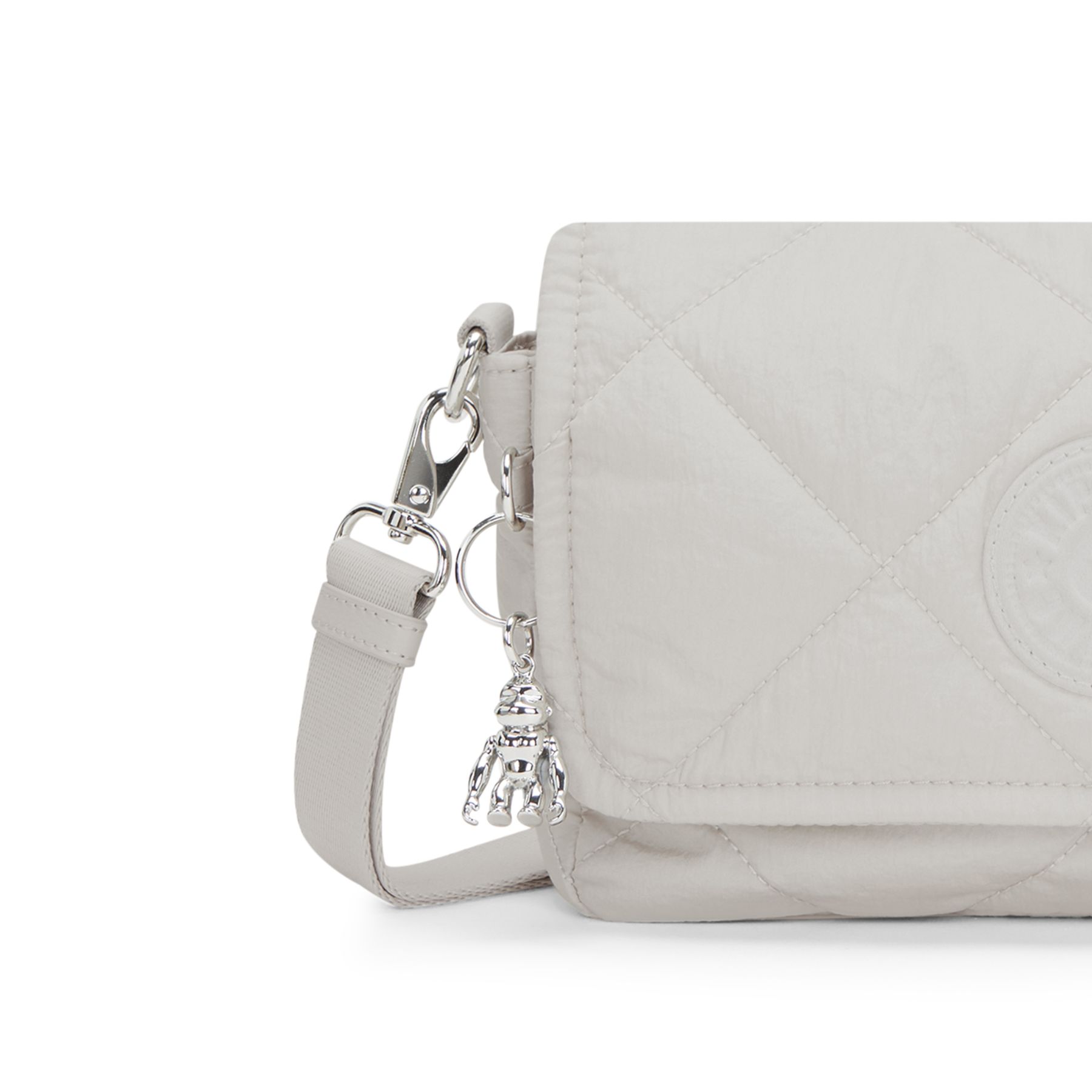 ARAS Petit sac à bandoulière avec sangle amovible - Airy Beige Quilt