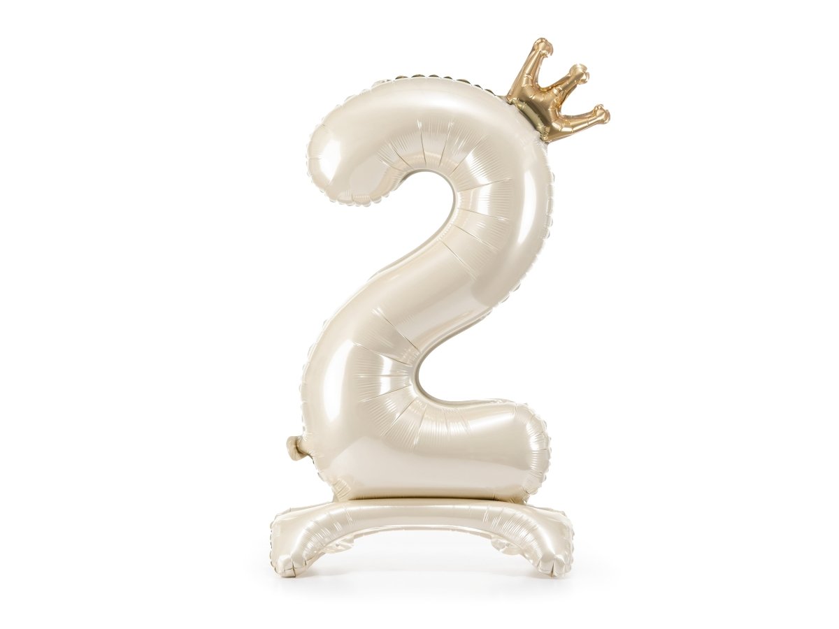 2 Jaar Helium Ballon Parelmoer Leeg 84cm