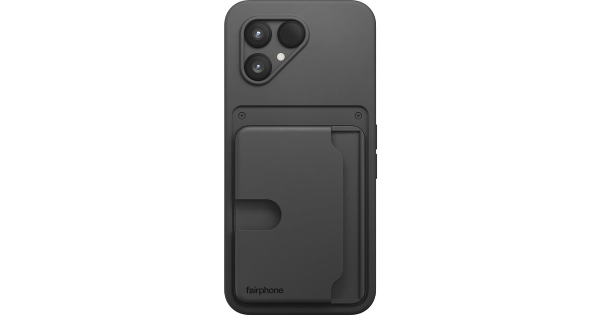 Fairphone(Gen. 6) Pashouder kaarthouder  (Zwart)