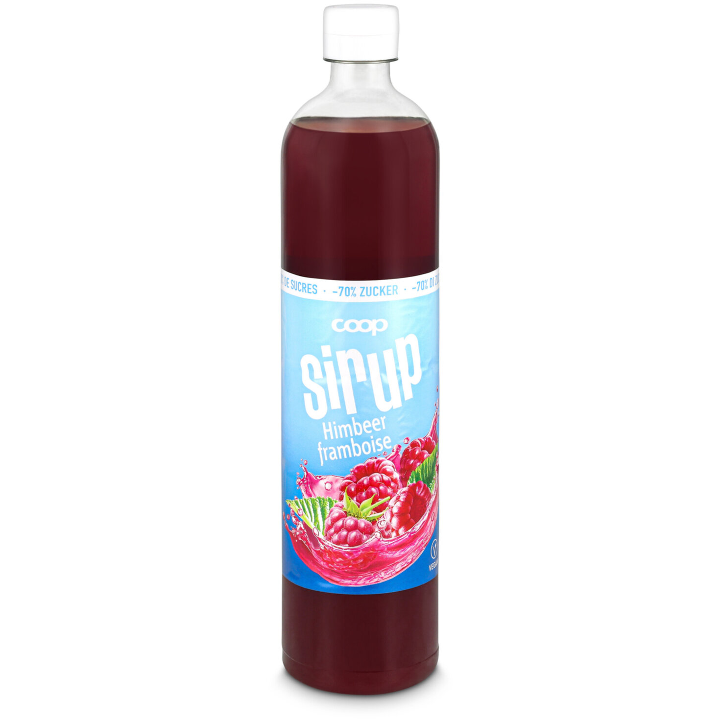 Himbeer Sirup weniger Zucker -75cl