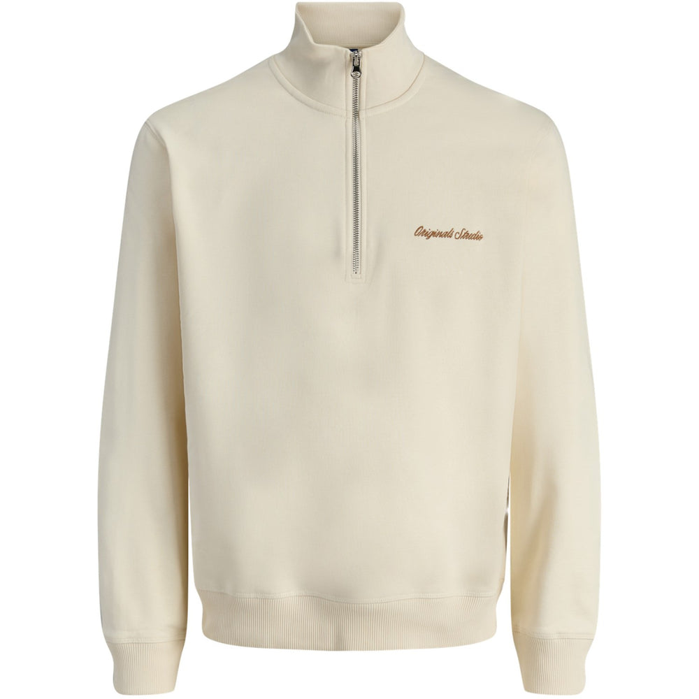 Køb Jack & Jones Junior Antique White Jornorrebro Emb Sweat High Neck Jnr