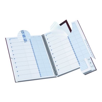 Oxford Office Essentials - Répertoire à spirale A5 - 144 pages - disponible dans différentes couleurs