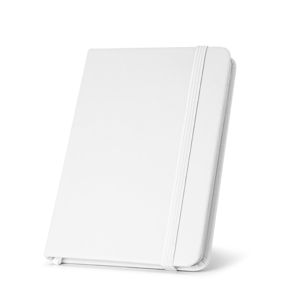 hi!dea 93487 - Bloc notes A5 en PU avec feuilles unies