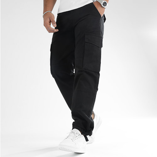 Lot De 2 Pantalons Cargo Large 2989 2975 Noir Beige