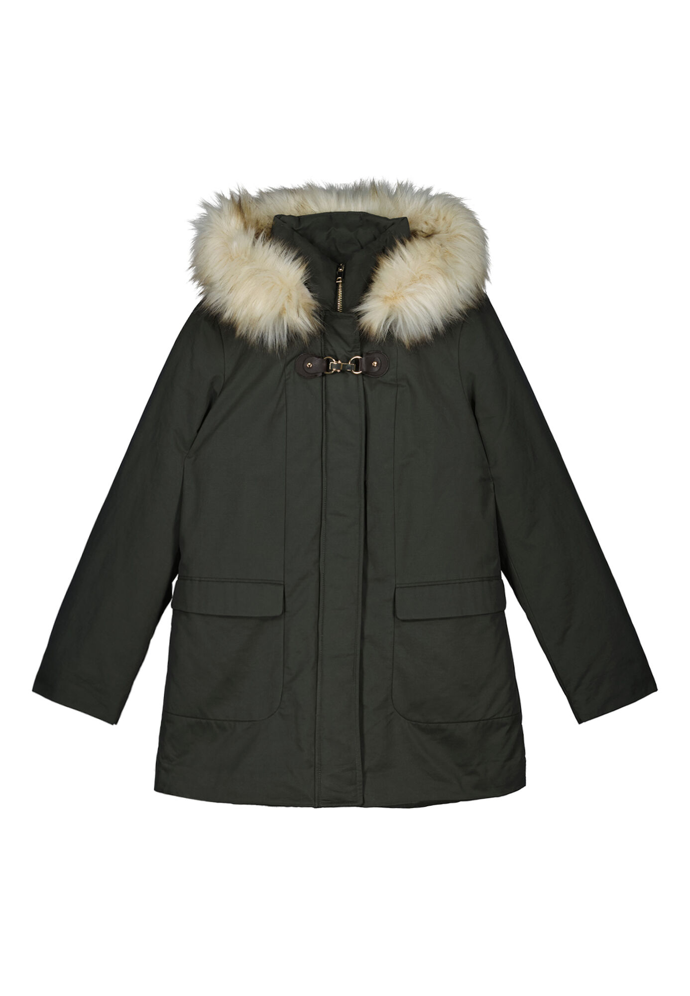 Parka repelente de água Sorona Aura com zíper de metal