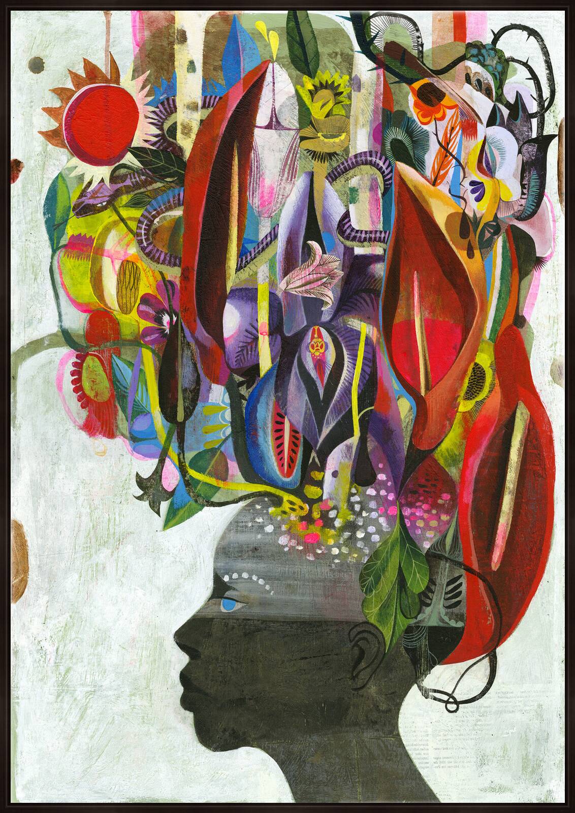 Black Paradise by Olaf Hajek - Limited Edition. Edition of: 150. Signed.