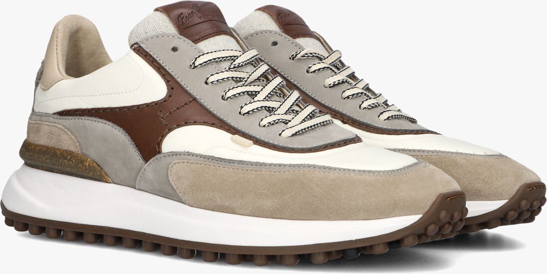 beige floris van bommel lage sneakers sfm-10207 noppi