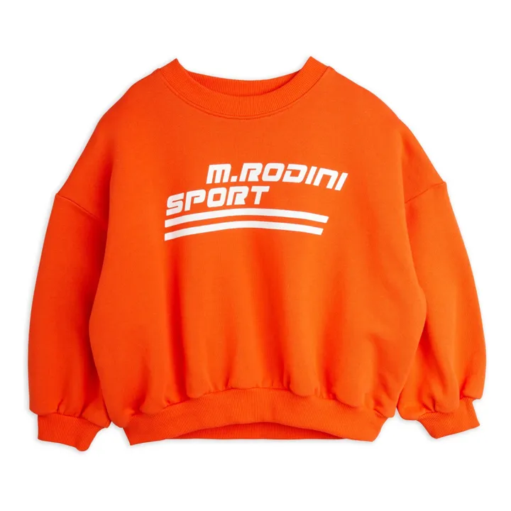 Mini Rodini Sweat Sport Coton Bio | Rouge