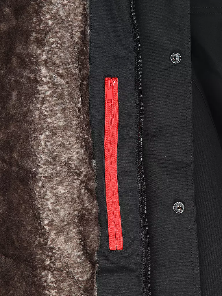 TOM TAILOR Parka schwarz