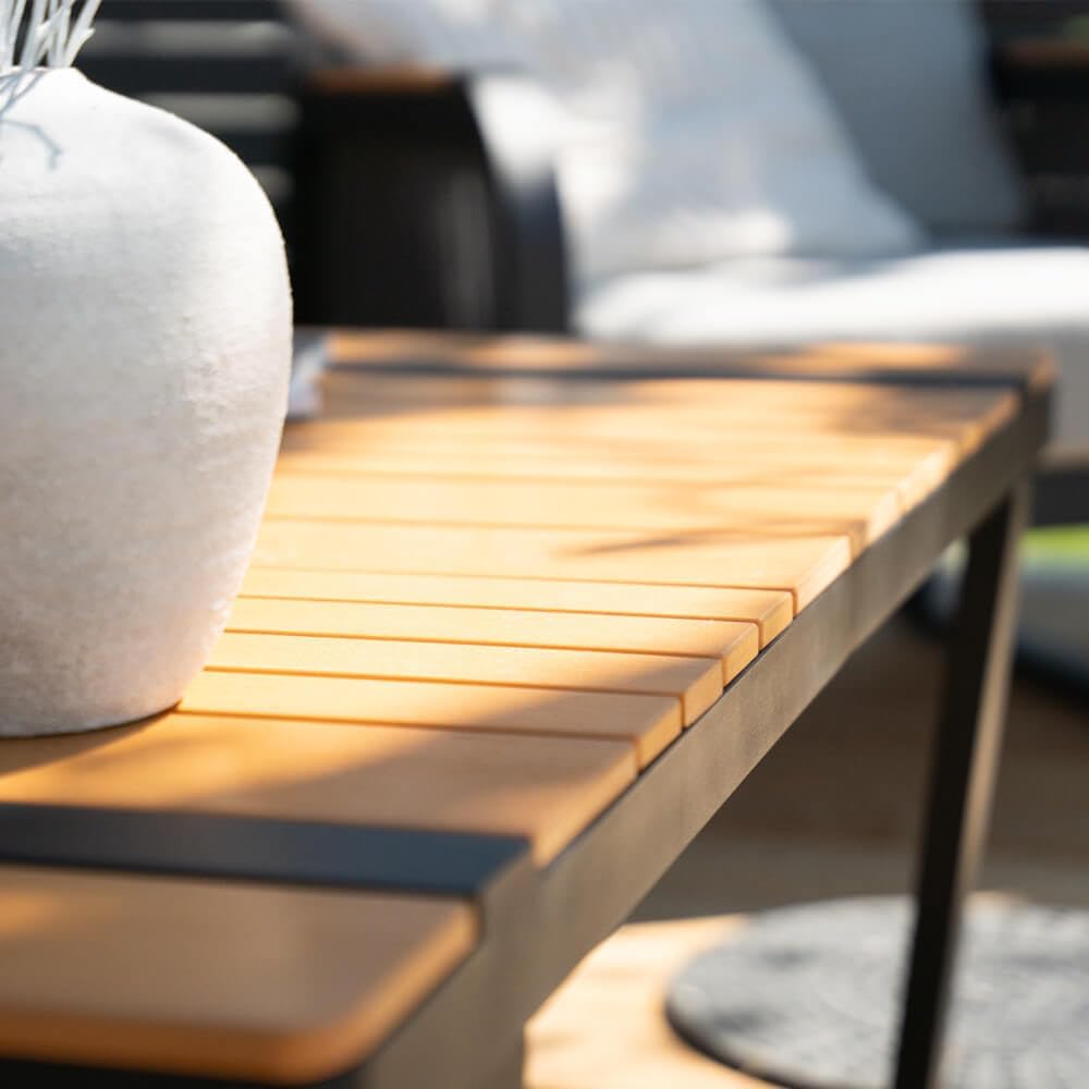 Home Deluxe Gartenlounge MARABA – Aluminium | Moderne & wetterfeste Lounge-Garnitur für Terrasse & Garten