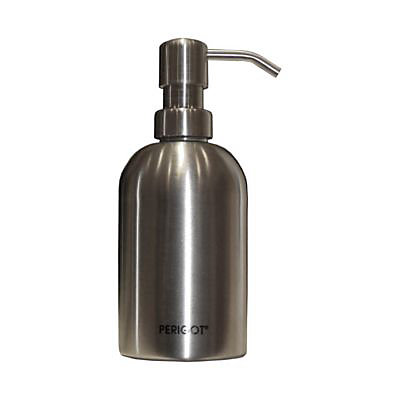Distributeur de savon Perigot en acier inoxydable contenance 350 ml Ø6,7 x H.17 cm