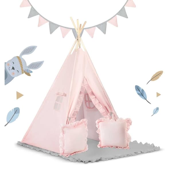 Barne Tipi telt NK-406 Nukido - Lys rosa