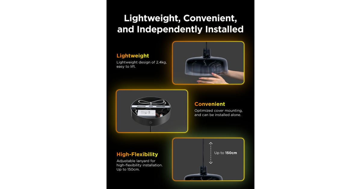 GoveePendant Light verlichting  (Zwart)