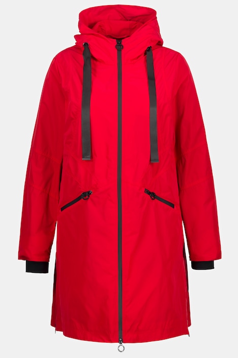 Jacke, Two-Tone, Kapuze, 2-Wege-Zipper, Parka-Form