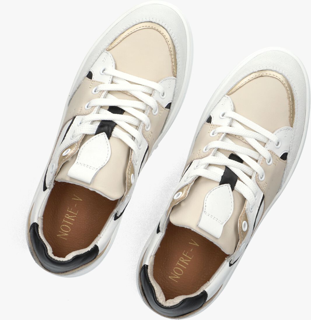 witte notre-v lage sneakers anemone-57