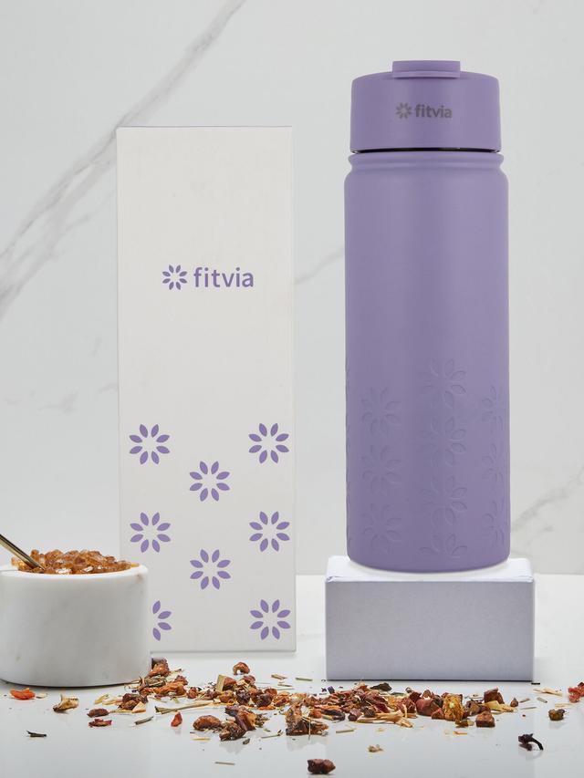 Thermoflasche lila pastell, 500 ml