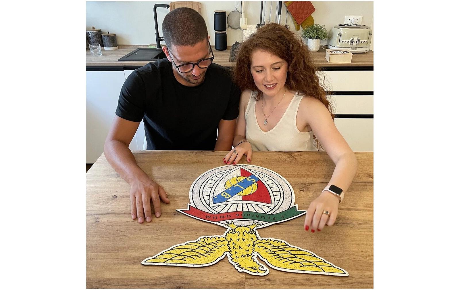 SL Benfica – LogoOffizielles Holzpuzzle, Grösse M